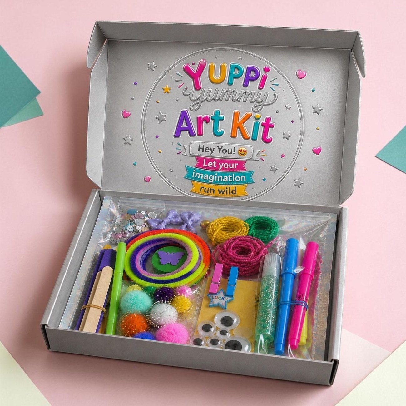 Yuppi Yummy creative art kit box